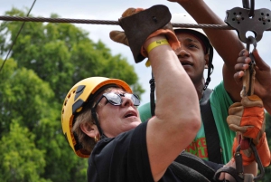 Puerto Plata: Desafío AdrenTrip 'Agua y Aire' con Cascadas y Zipline