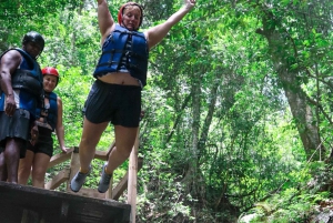Puerto Plata: AdrenTrip 'Water and Air' Challenge with Waterfalls and Zipline