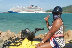 Puerto Plata: ATV Tour with Cigar Factory & Beach Stop