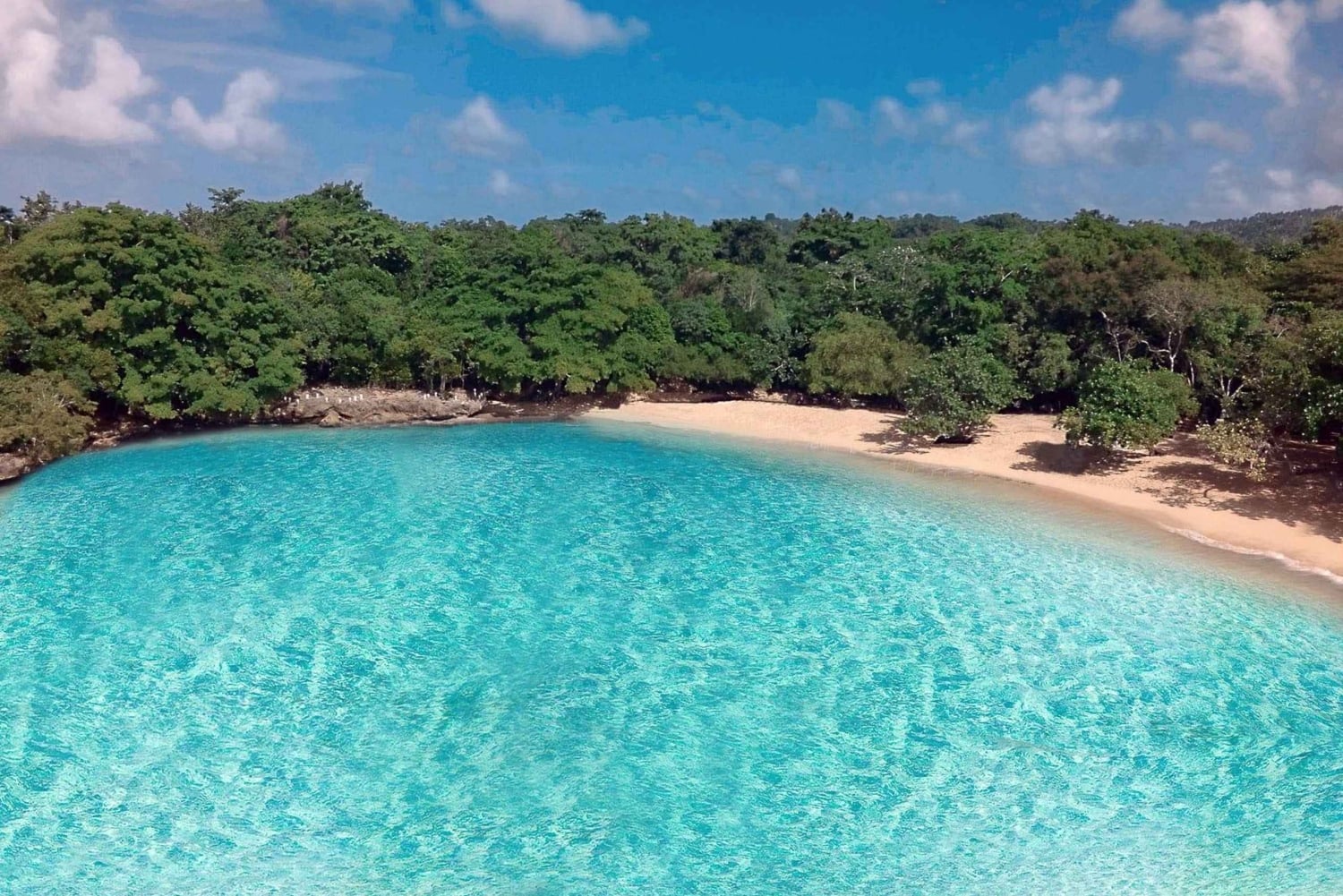 Puerto Plata: Tur til Laguna Azul med strand og frokost