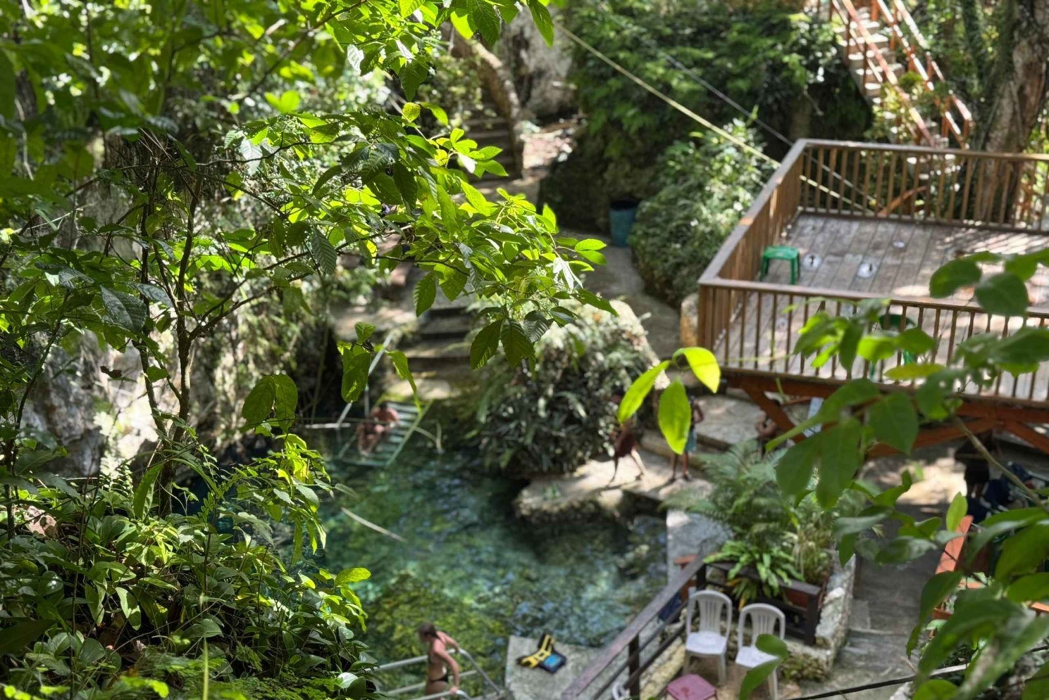 Puerto Plata: Tur til Laguna Azul med strand og frokost