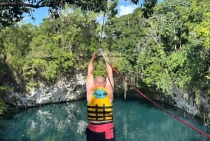 Puerto Plata: Tur til Laguna Azul med strand og frokost