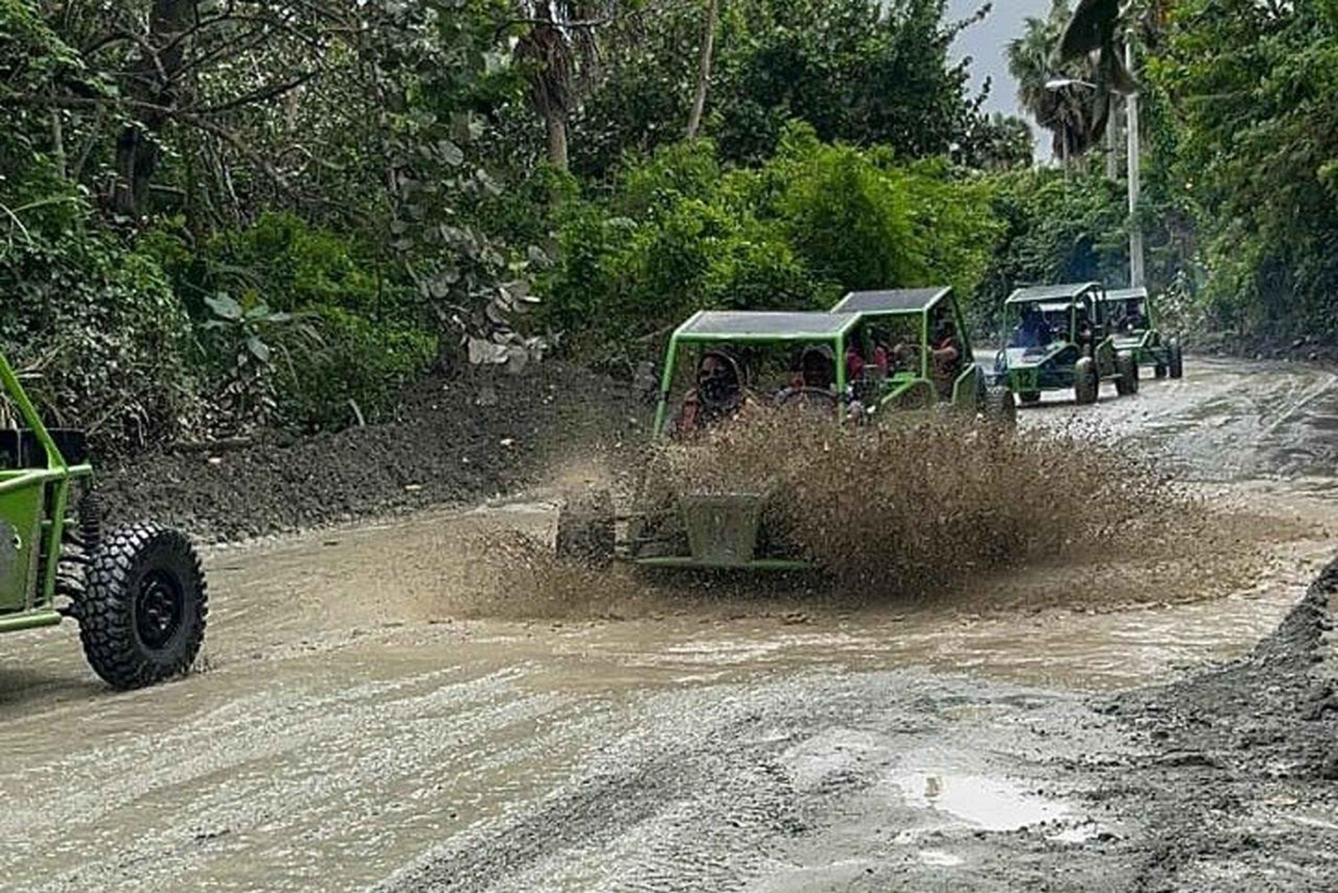 Puerto Plata: Buggy, Waterfalls, Zipline & Lunch Tour