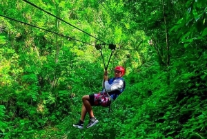 Puerto Plata: Buggy, Waterfalls, Zipline & Lunch Tour