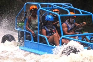 Puerto Plata: 'Double Dip' Buggy Adventure on the Beach and River
