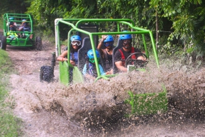 Puerto Plata: 'Double Dip' Buggy Adventure on the Beach and River