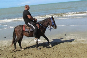 Puerto Plata: Horseback Tour of the Beach and Local Community