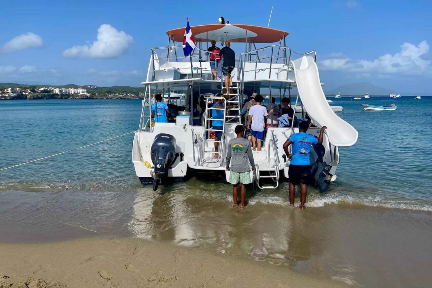 Puerto Plata: party boat with snorkeling, buffet, and tropical drinks