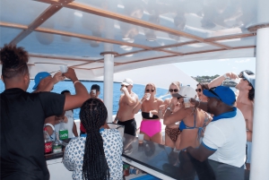 Puerto Plata Private Sunset Catamaran with Open Bar & BBQ
