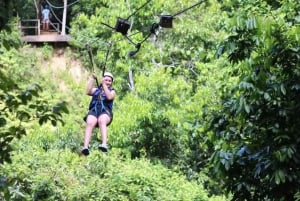 Puerto Plata: Zipline og vandfaldseventyr med frokost