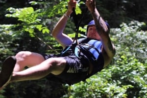 Puerto Plata: Zipline og vandfaldseventyr med frokost