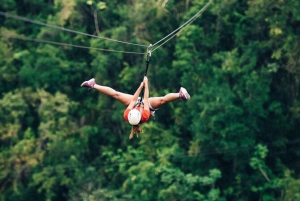 Punta Cana: Adrenalin Halbtagestour Zip Line