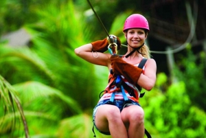 Punta Cana: Cana Cana: Adrenaline Half Day Tour Zip Line