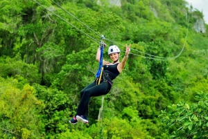 Punta Cana: Cana Cana: Adrenaline Half Day Tour Zip Line