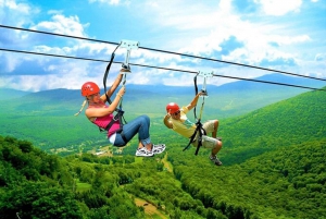 Punta Cana: Adrenalin halvdagstur Zip Line