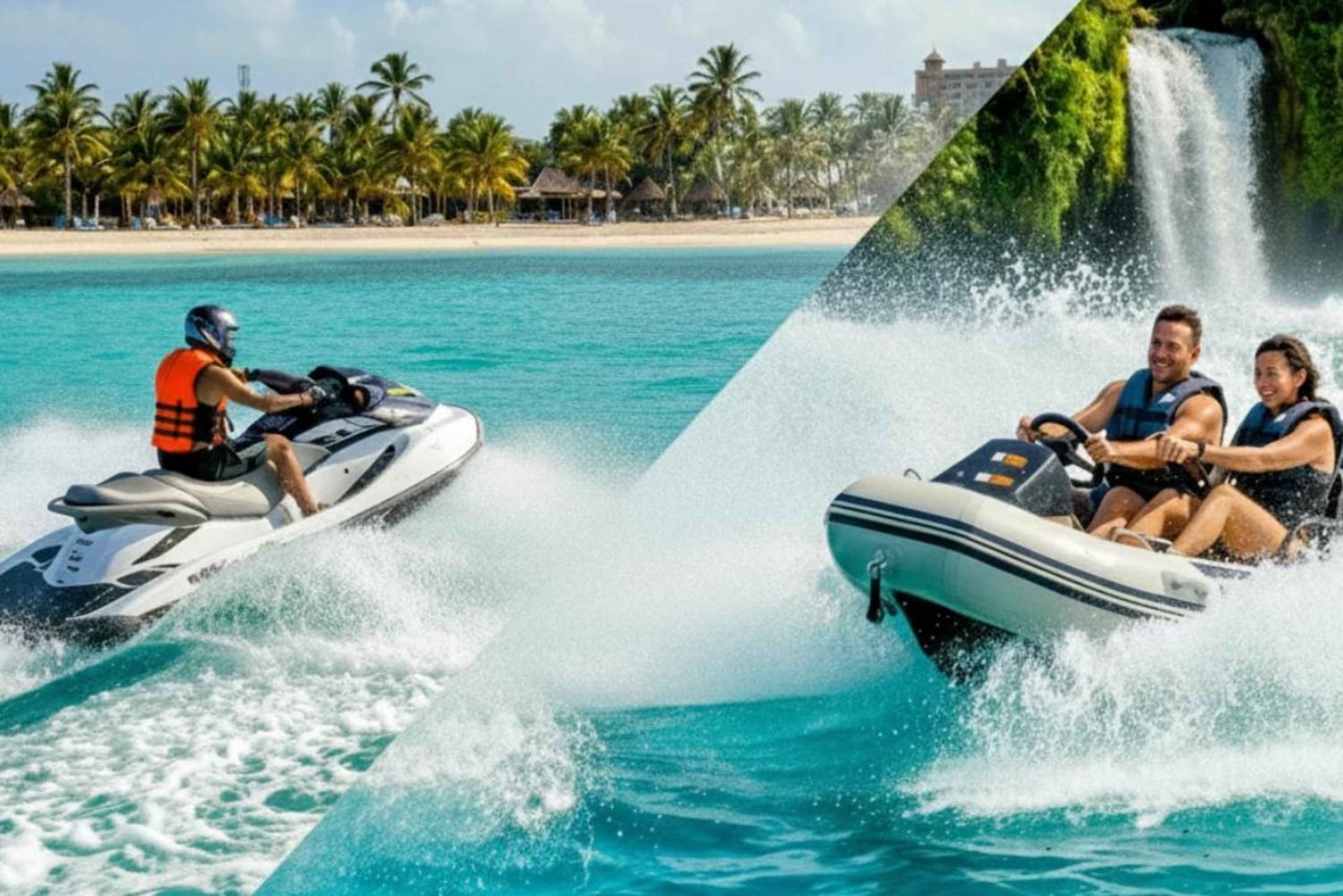 Aventura aquática em Punta Cana: jet ski e aqua karts