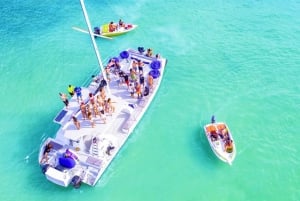 Punta Cana Area: Party Cruise with Parasailing and Open Bar
