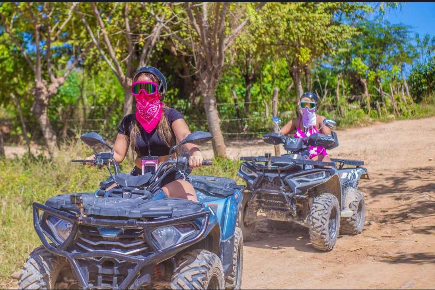 Punta Cana ATV Adventure: Beach & Cenote Tour with Pickup