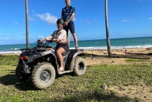 Punta Cana: wycieczka pojazdem ATV w Montaña Redonda z odbiorem