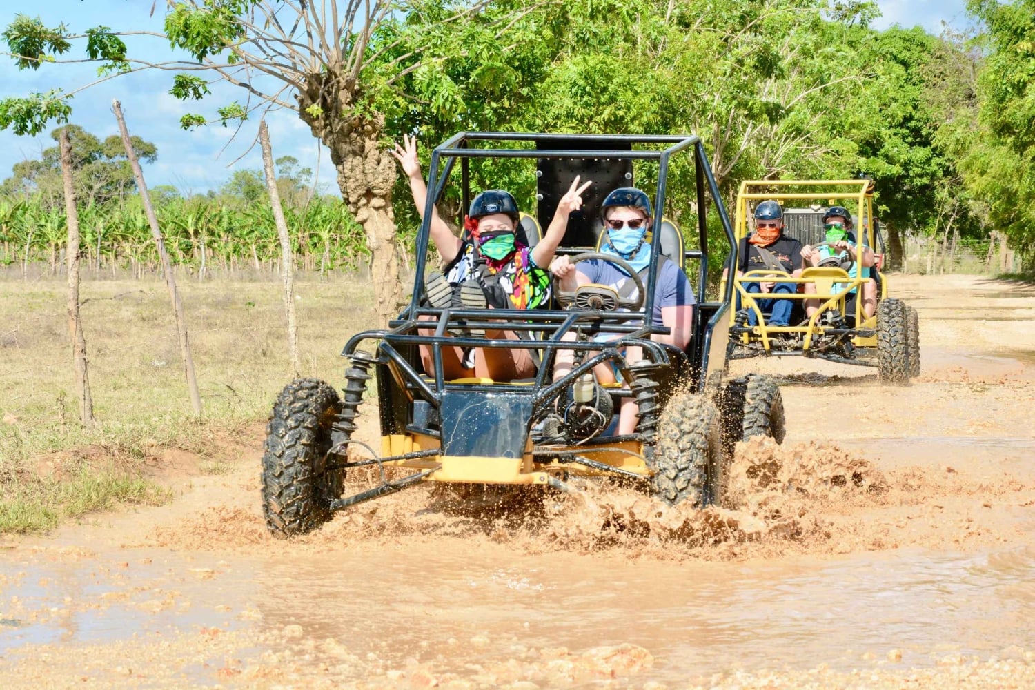 Punta Cana Buggy Adventure with Private Cavern Cenote Swim