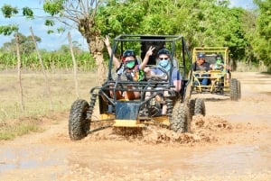 Punta Cana Buggy Adventure with Private Cavern Cenote Swim