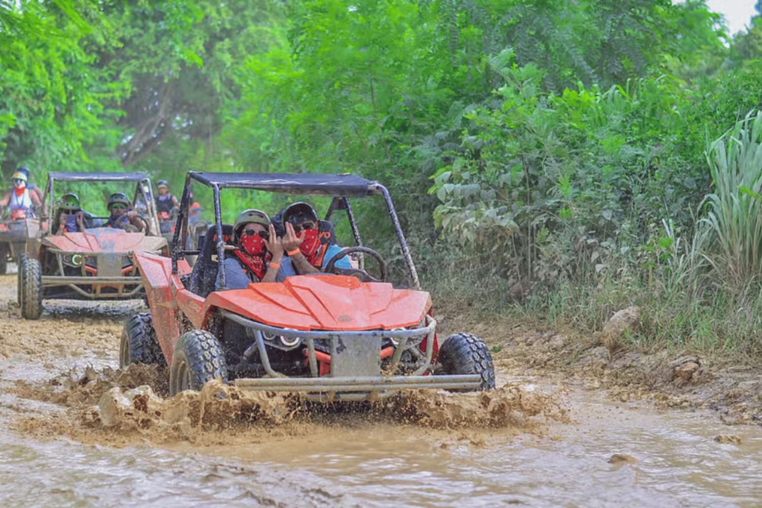 Punta Cana Buggy & ATV -kierros: luola, Macao-ranta, ilmainen nouto