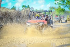 Excursão de buggy e ATV em Punta Cana: caverna, Praia de Macao, recolha gratuita