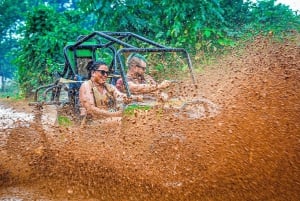Punta Cana Buggy & mönkijäretki: luola, Macao Beach, ilmainen nouto