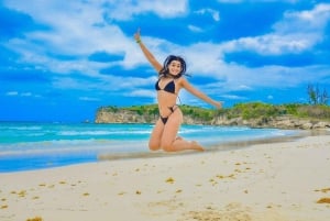 Punta Cana Buggy & mönkijäretki: luola, Macao Beach, ilmainen nouto