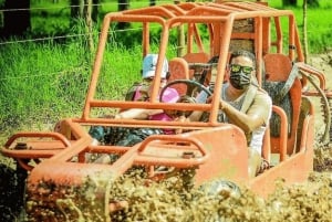 Passeio de buggy e ATV em Punta Cana: gruta, praia de Macao, transporte grátis