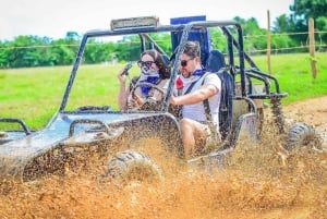 Tour in buggy e All-terrain vehicle a Punta Cana: grotta, spiaggia di Macao, pick-up gratuito