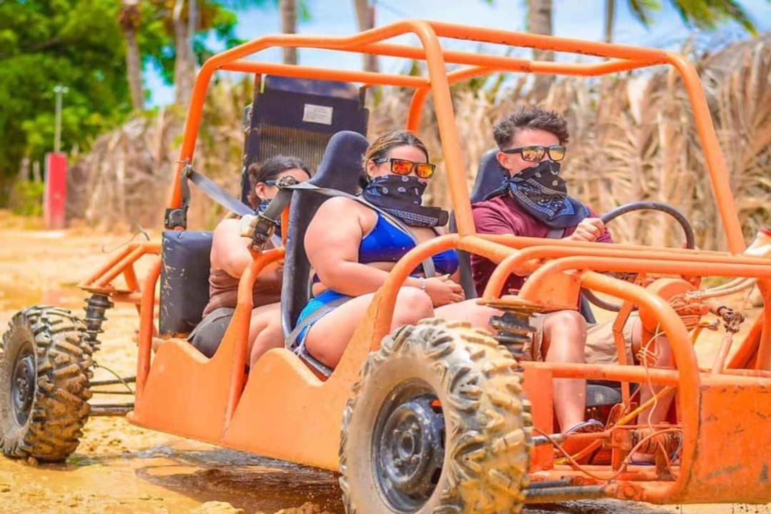 Punta Cana: Buggy Ride and Parasailing Adventure with Pickup