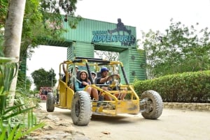 Punta Cana: Buggy Ride, Cenote, Waterfalls & Zipline Tour