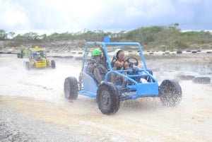 Punta Cana: Buggy Ride, Cenote, Waterfalls & Zipline Tour