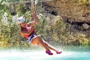Punta Cana: Buggy Ride, Cenote, Waterfalls & Zipline Tour