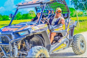 O BUGGY SELVAGEM DE PUNTA CANA QUEBRA A TRILHA COM A PROTEÇÃO DE EXTRAMAS