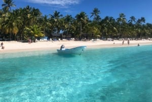 プンタ カナ: ビュッフェ ランチ付きのサオナ島行きカタマラン ボート