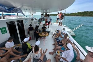 Punta Cana: Katamaraaniristeily snorklauksella ja avoimella baarilla