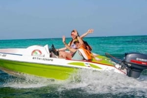 Punta Cana: Paseo doble en lancha rápida con snorkel