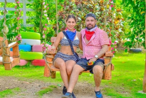 Punta Cana Full Tour. Selva, Cueva Taína, Playa Macao, Zipline y Caballo.