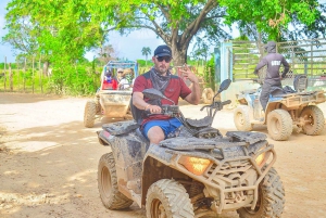 Punta Cana Full Tour. Selva, Cueva Taína, Playa Macao, Zipline y Caballo.