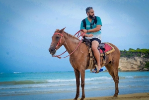 Punta Cana Full Tour. Selva, Cueva Taína, Playa Macao, Zipline y Caballo.