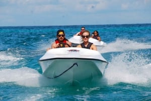 Expérience guidée en bateau rapide sur la côte : Punta Cana