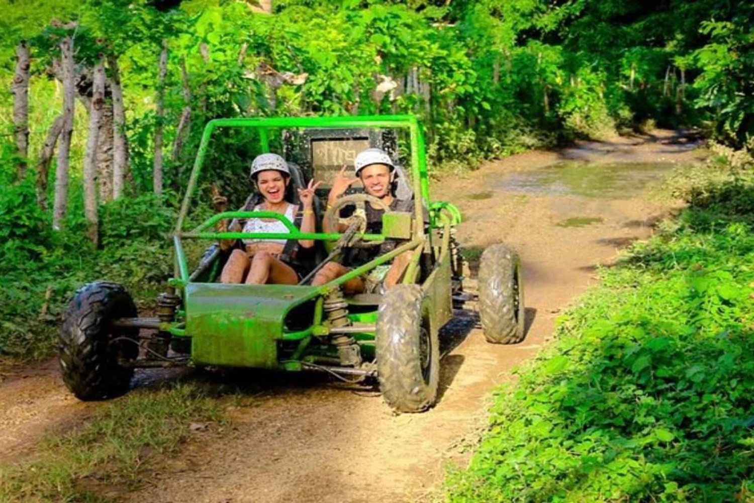 Punta Cana: Hacienda Tuko Buggy, Zipline, & Horseback Tour