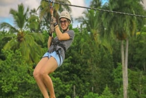 Punta Cana: Halvdagsutflykt med zipline