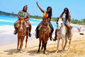 Punta Cana: Ridning på stranden med upphämtning