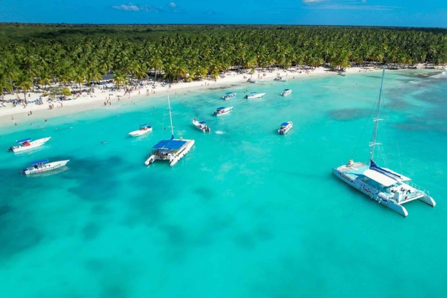 Punta Cana Saona Island Full Day in Catamaran and VIP Drink