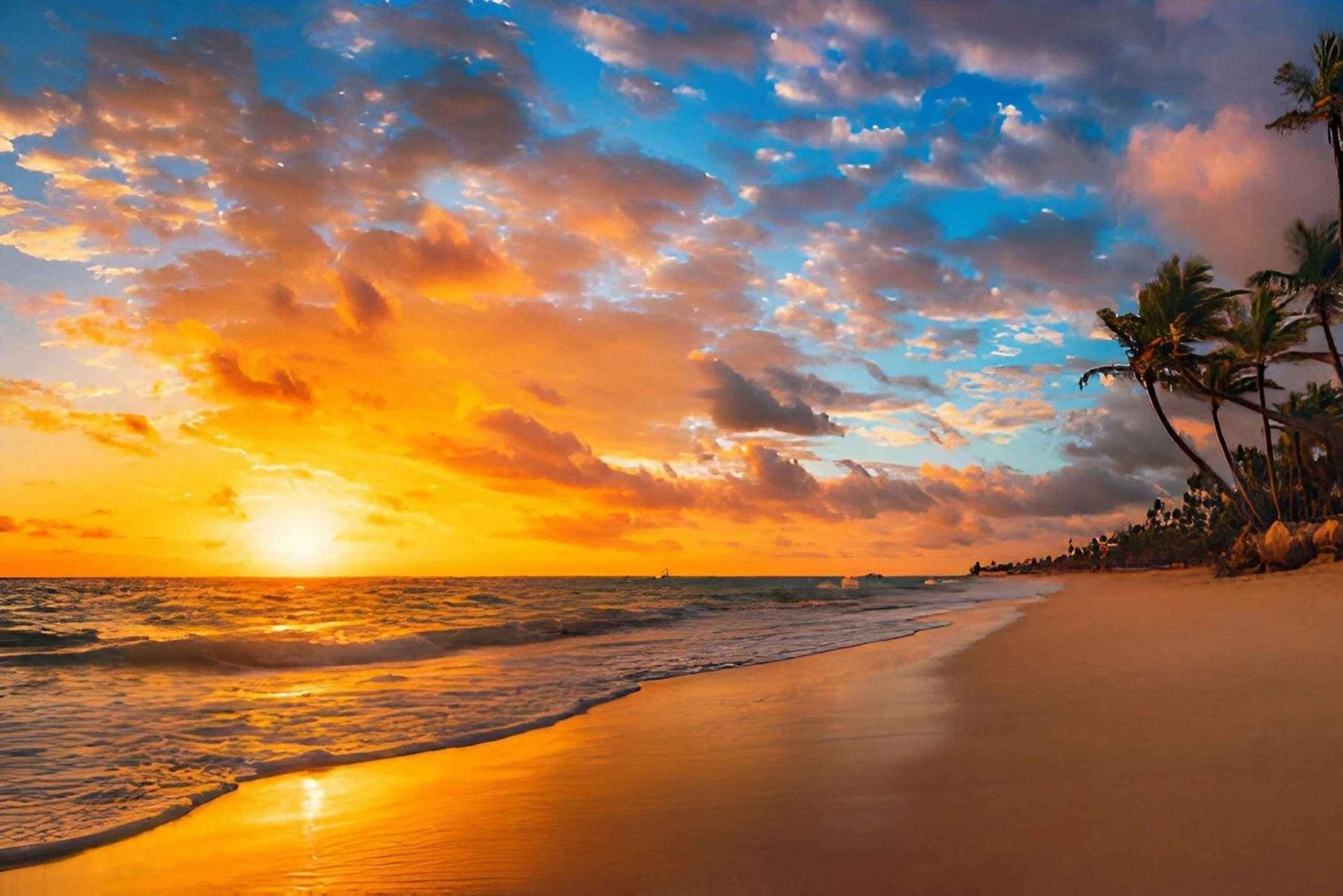 Punta Cana: Ridetur i solnedgangen på Macao Beach