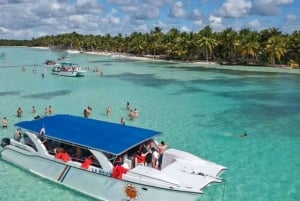 Punta Cana: Majestatyczna wyprawa katamaranem na wyspę Saona z lunchem