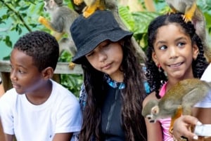 Punta Cana: Monkeyland halvdagstur med snacks og guide